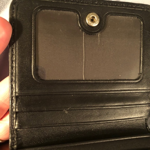 Coach New York black leather bifold wallet - Picture 5 of 7